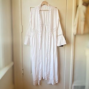 White Lace Duster